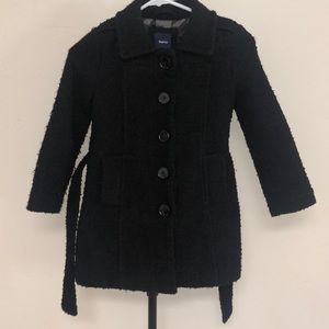 GAP textured pea coat 6/7 (small)